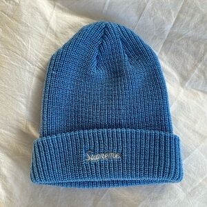 Supreme Knot Beanie Blue